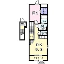 山形県山形市上桜田4丁目（賃貸アパート1LDK・2階・42.04㎡） その2