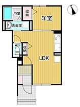 山形県山形市緑町3丁目（賃貸アパート1LDK・1階・34.53㎡） その2