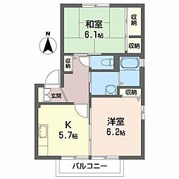 間取図画像 2K