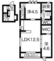 山形県山形市鈴川町3丁目（賃貸アパート1LDK・2階・55.72㎡） その2