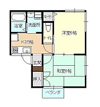 山形県山形市飯田西4丁目（賃貸アパート2K・2階・42.97㎡） その2