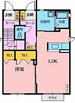 山形県山形市東山形1丁目（賃貸アパート1LDK・1階・45.07㎡） その2