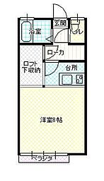 間取図画像 1K