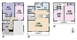 物件画像 全12棟／Ｃ号棟　住宅性能評価付き新築戸建て