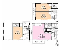 市川市鬼高3丁目　中古戸建