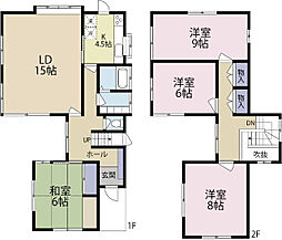 船橋市前原東6丁目　中古戸建 4LDKの間取り