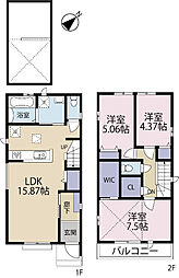 全2棟/A号棟 荷物も片付くロフト付き