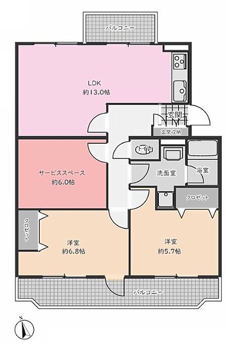 間取り図です