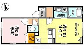 愛知県名古屋市南区元桜田町２丁目1505番2号（賃貸アパート1LDK・1階・40.48㎡） その2