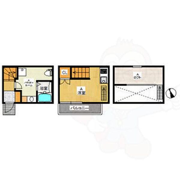 トリスアパートメント ｜愛知県名古屋市南区鳥栖１丁目(賃貸アパート1K・1階・20.34㎡)の写真 その2