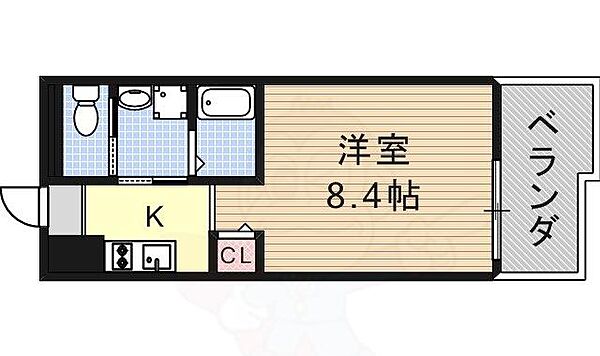 愛知県名古屋市中川区西日置２丁目(賃貸マンション1R・11階・24.80㎡)の写真 その2