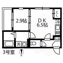 愛知県名古屋市中川区野田１丁目（賃貸アパート1DK・3階・25.52㎡） その2