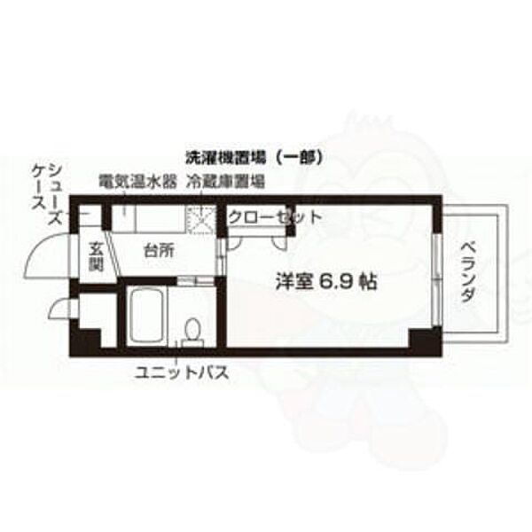 愛知県名古屋市中区丸の内２丁目(賃貸マンション1K・2階・17.32㎡)の写真 その2