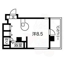 愛知県名古屋市昭和区花見通２丁目（賃貸マンション1R・2階・28.15㎡） その2