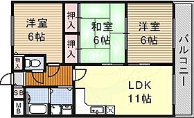 愛知県名古屋市昭和区御器所１丁目3番10号（賃貸マンション3LDK・3階・65.76㎡） その2