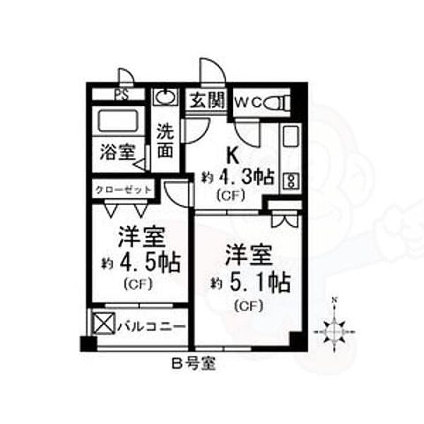 吉川屋ビル ｜愛知県名古屋市中区門前町(賃貸マンション2K・5階・30.23㎡)の写真 その2