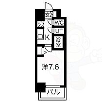 愛知県名古屋市西区那古野１丁目（賃貸マンション1K・7階・25.41㎡） その2