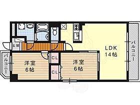 愛知県名古屋市熱田区四番１丁目7番18号（賃貸マンション2LDK・2階・59.40㎡） その2