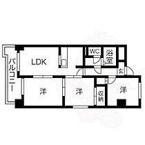 愛知県名古屋市港区津金１丁目4番46号（賃貸マンション3LDK・3階・52.00㎡） その2