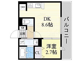 愛知県名古屋市熱田区花町4番7号（賃貸アパート1DK・3階・29.25㎡） その2