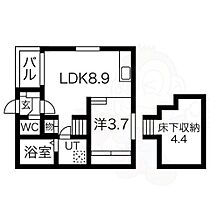 愛知県名古屋市熱田区二番１丁目（賃貸アパート1LDK・1階・32.30㎡） その2