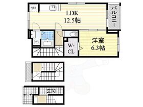 愛知県名古屋市港区神宮寺２丁目101番4号（賃貸アパート1LDK・3階・54.19㎡） その2