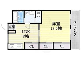 愛知県名古屋市港区小割通２丁目50番（賃貸マンション1LDK・4階・43.60㎡） その2