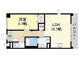 フィオーレレジデンス 1LDKの間取図画像
