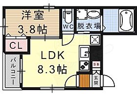 愛知県名古屋市南区柴田町４丁目15番（賃貸アパート1LDK・3階・30.10㎡） その2