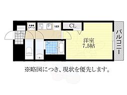 プレサンス上前津オレシア 12階1Kの間取り
