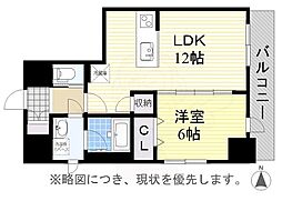 SD Court Kanayama 12階1LDKの間取り