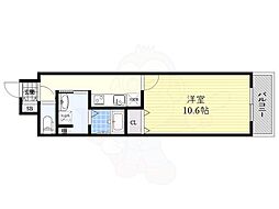 Gramercy Sakae(旧:ディームス栄) 5階1Kの間取り