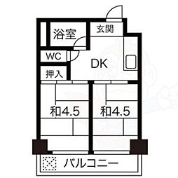 間取図画像 2DK