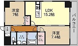 GRANDUKE上前津 2LDKの間取図画像