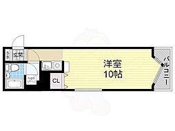 グリーンハイツ浅間町 ワンルームの間取図画像