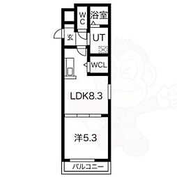 Leciel桜本町 3階/-