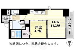 オアシス金山 1LDKの間取図画像