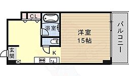 S-FORT六番町 1Kの間取図画像