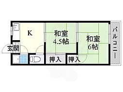 コーポ美芳 1階/-