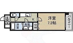 クレシェール大須 1Kの間取図画像