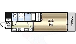 リアライズ記念橋 1Kの間取図画像