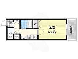プレサンス栄メディパーク 1Kの間取図画像
