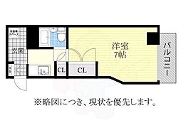 第2沢の井ビル 1Kの間取図画像