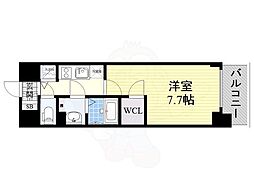 プレサンス新栄町ギャラント 1Kの間取図画像