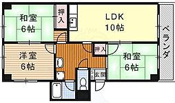 ファミール柴田A・B・C棟 3LDKの間取図画像