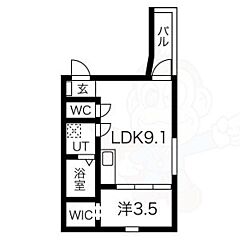 物件の間取り