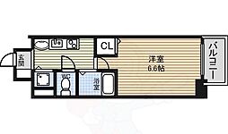 プレサンスSAKAE白川公園 1Kの間取図画像