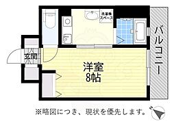 ソアレとこなめ 1Kの間取図画像