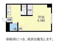 フラワーセンター管理ビル 1Kの間取図画像