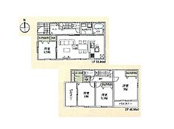 青梅市天ケ瀬町　新築分譲住宅　全3棟　1号棟